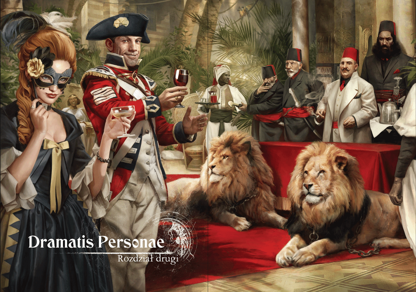 Przykład ilustracji z wnętrza książki Makabryczny Żart